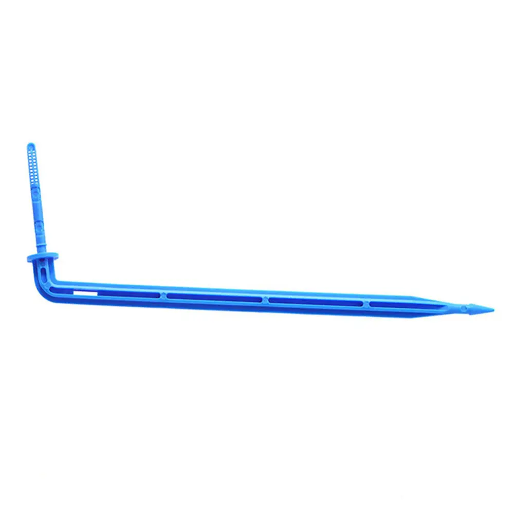 10 Pcs Automatic Drip Irrigation Watering System Blue Flower Pot Waterer Tool with Multi-Head Drip Stake for Indoor Plants