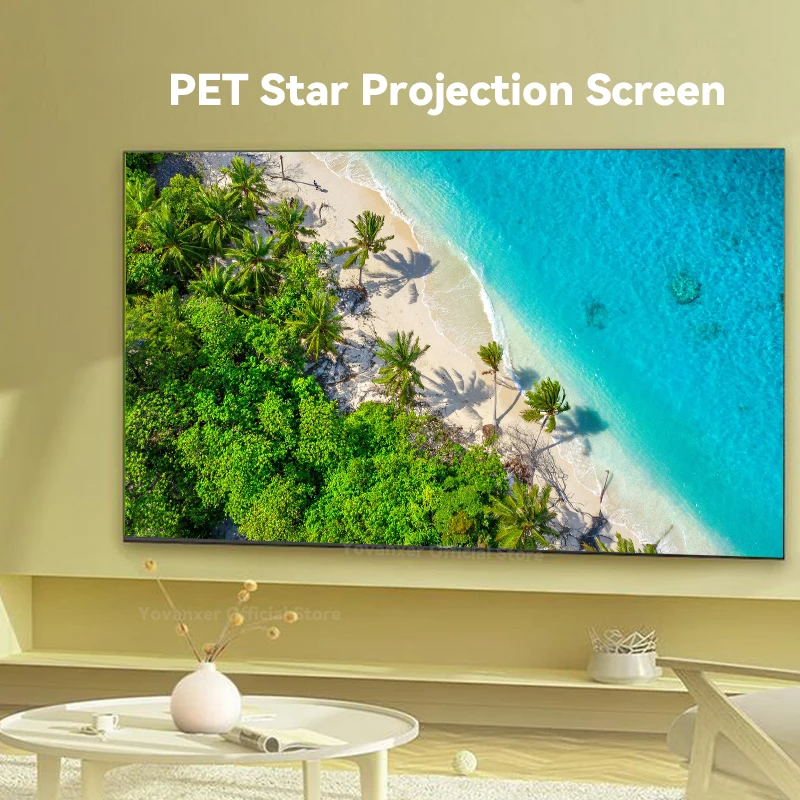 Newest 72-150 Inch PET Star Projection ALR With Fixed Frame Screen Most Suitable For Ordinary Projectors And Home Theaters