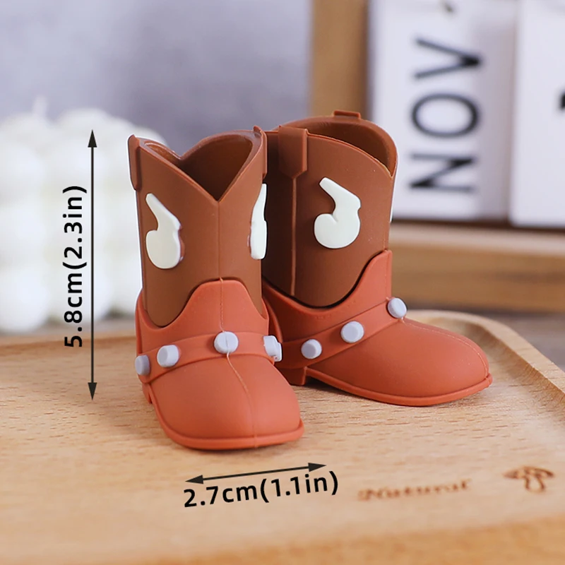 Western Cowboy Theme Cake Topper Brown Cowboy Hat Boot Balls for Kids Birthday Baby Shower Party Cake Decoration Supplies view 4