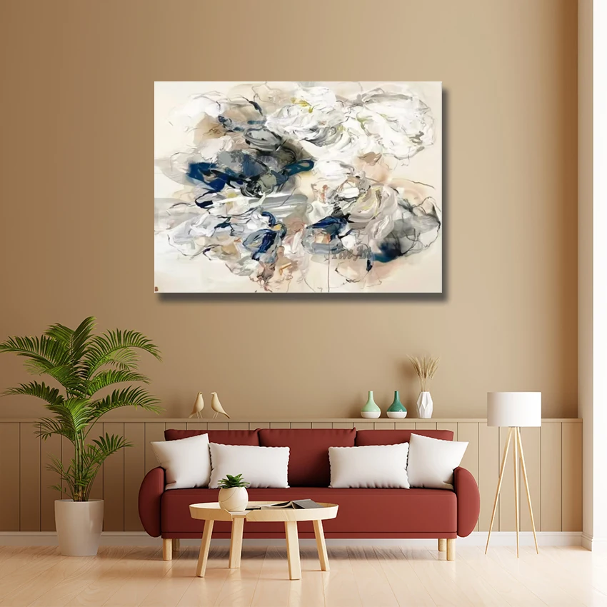 

Современное искусство настенная подвеска, новая абстрактная картина маслом ручной работы, безрамная, акриловая картина, картина для гостиной, домашний холст
