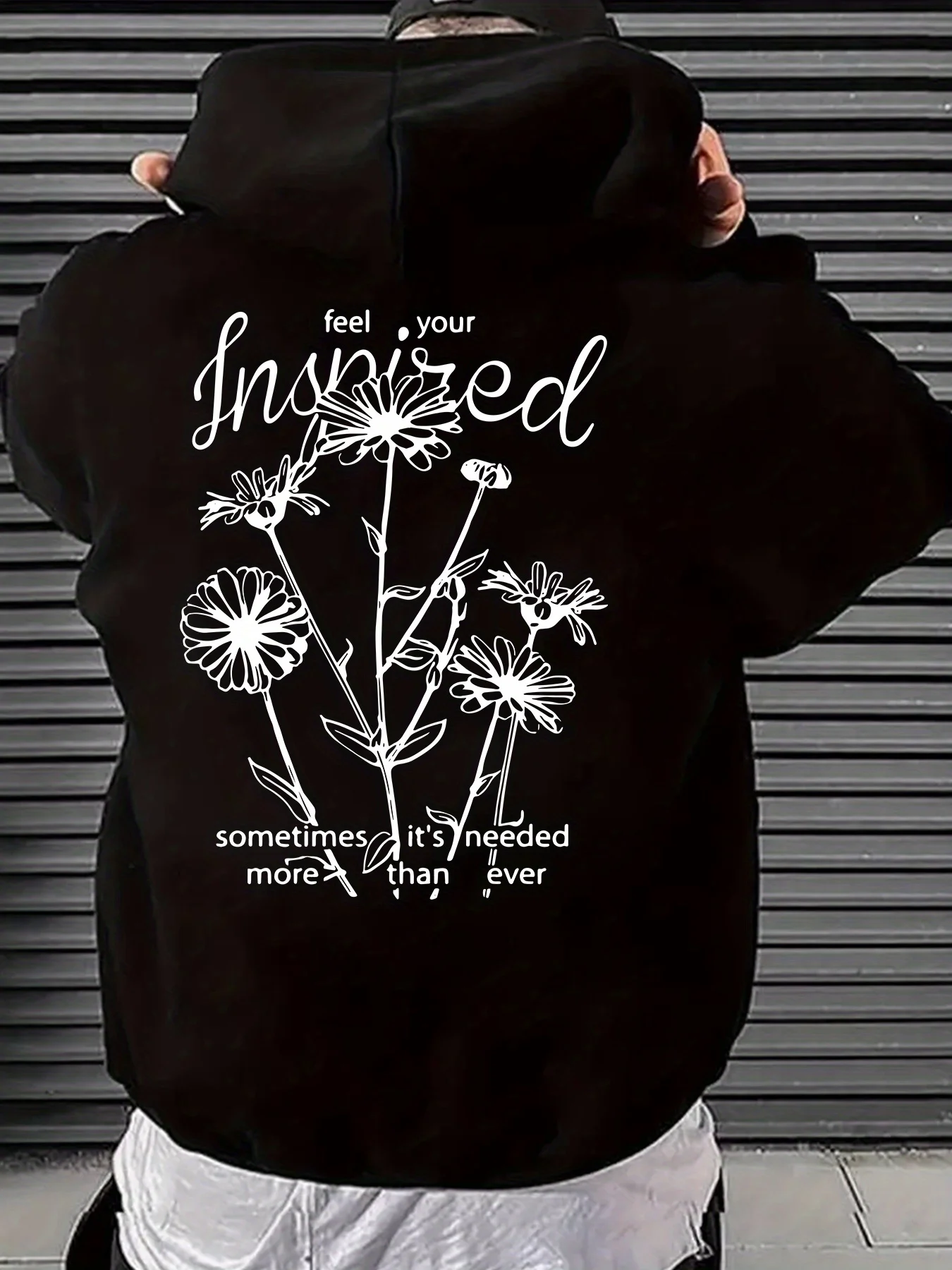 

Осенне-зимняя толстовка из чистого хлопка с цветочным графическим принтом для мужчин и женщин, повседневная уличная спортивная свободная тренировка