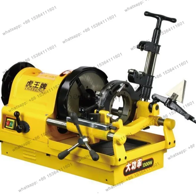 Factory Direct Sales High Speed Electric Threading Machine Gas Chemical Steel Pipe Tapping Machine SQ100A