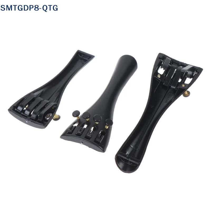 Hot Carbon Fiber Violin/Viola Tailpiece With Tailgut Rope Fine Tuners 4/4 3/4 1/2 1/4 1/8 1/10 Size Violin Accessories