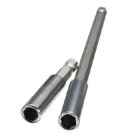 1/4'' Hex Shank Magnetic Screwdriver Extension Drill Bit Holder 60/75/100/150mm
