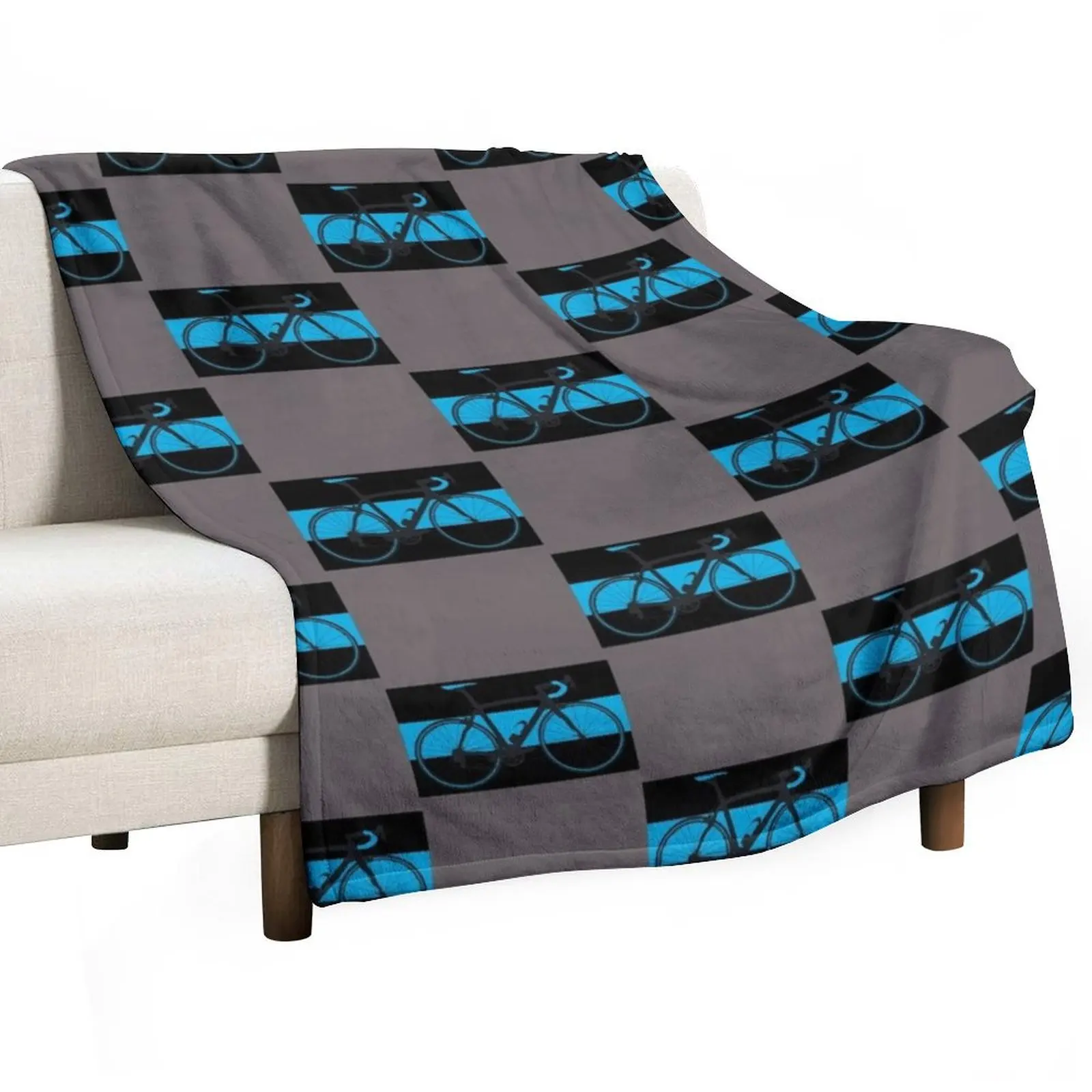 Bike Team Sky (Big - Highlight) Throw Blanket bed plaid Decorative Sofas Blankets