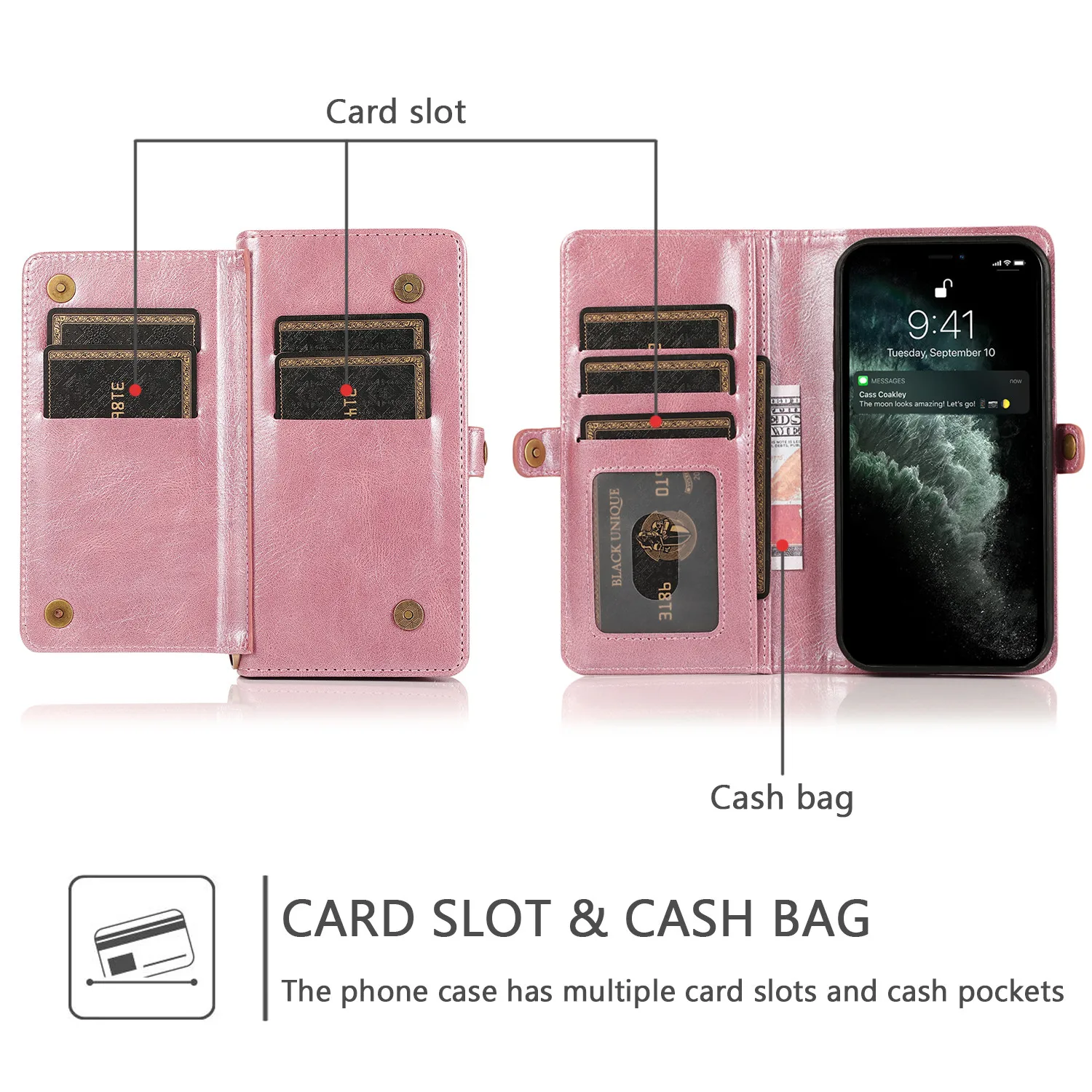 Luxury Flip Case for iPhone 6S 6 7 8 SE 2020 Plus 13 12 Mini 11 Pro X XS Max XR Phone Cards Bags with Strap Leather Wallet Cover