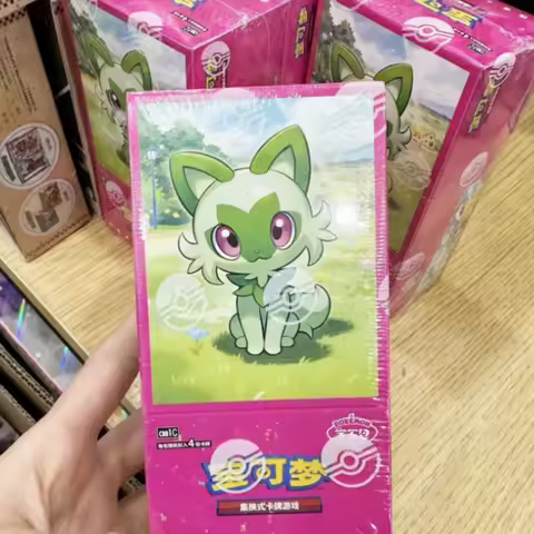 100%Original Genuine Pokemon Trading Ptcg Cards Collected Gem Bag Refrigerator Magnet Hi Deck Ibrahimovic Birthday Gifts Toys