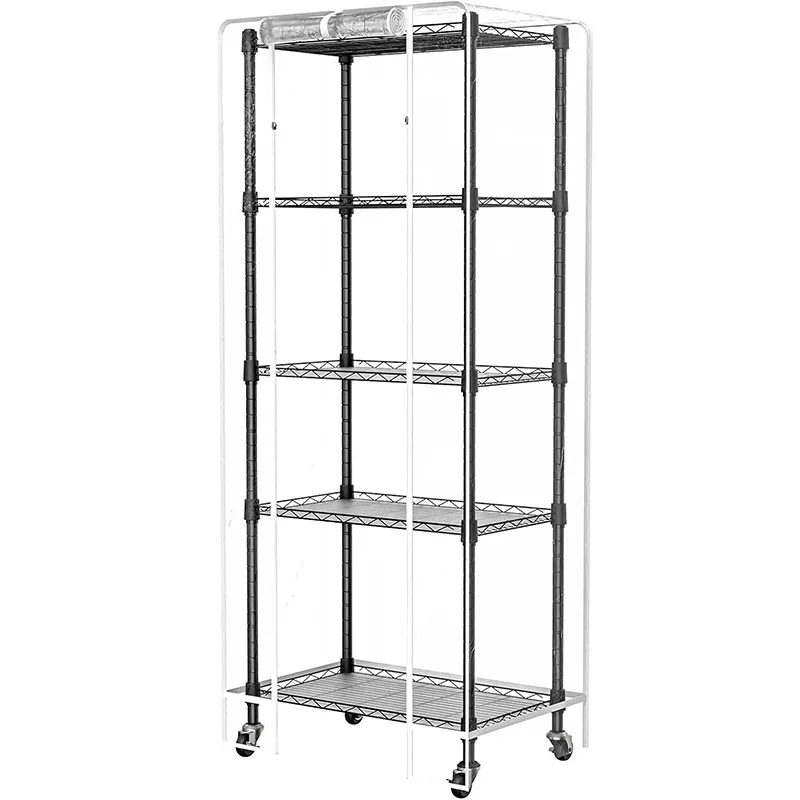 Shelf PVC Tent Garden Conservatory Small Family Vegetable Plant Greenhouse Green Plant Flower Iron Art