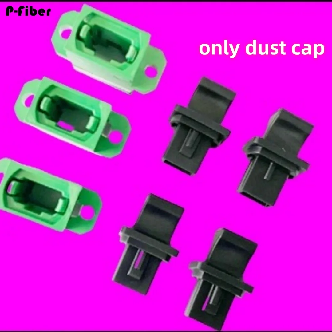 MPO fiber flange dust plug with handle 100pcs for MPO fiber adapter optical protective cap dust cover