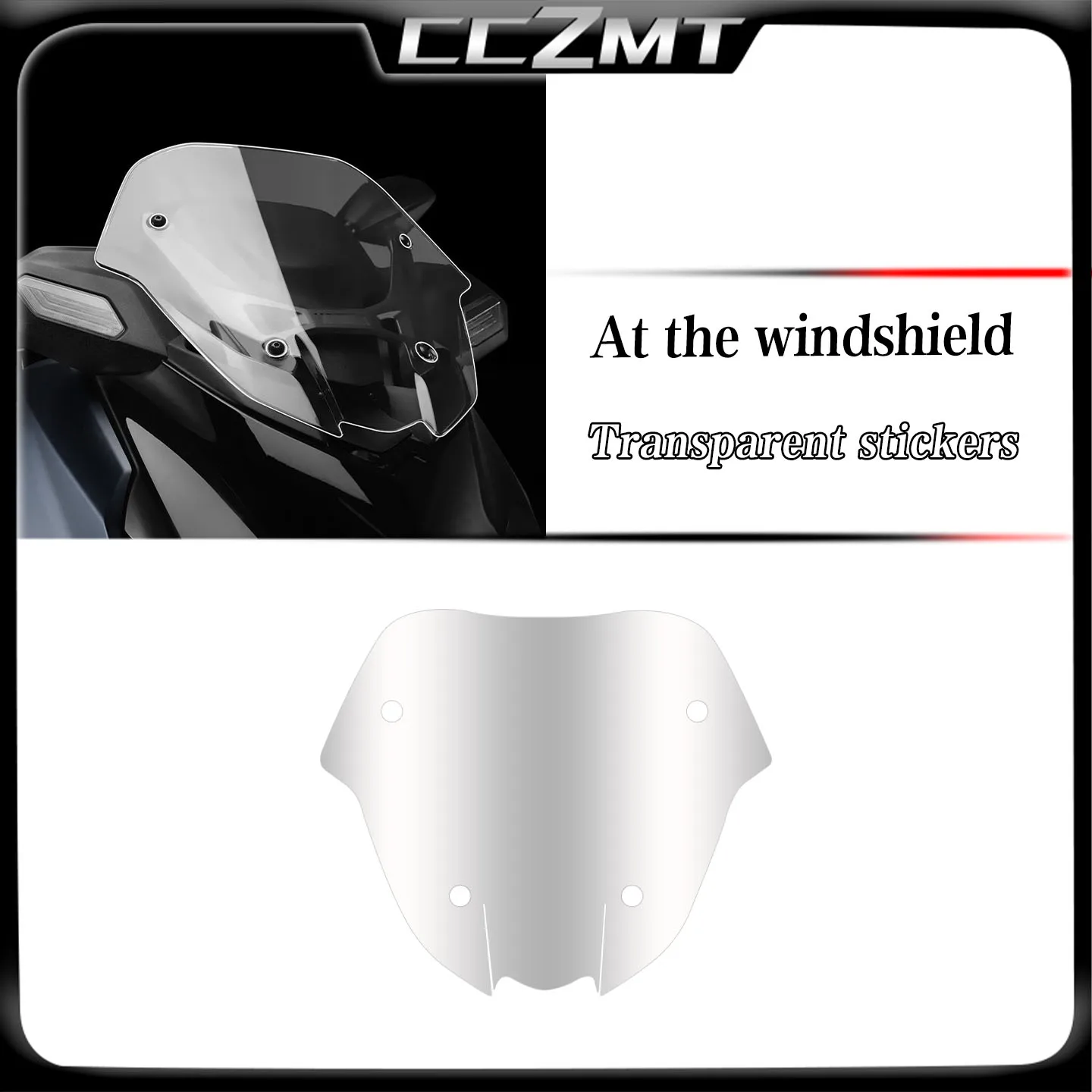 For YAMAHA XMAX300 TechMax 2026 Transparent Invisible Car Cover Film Anti Scratch Protection Sticker Modification Accessories