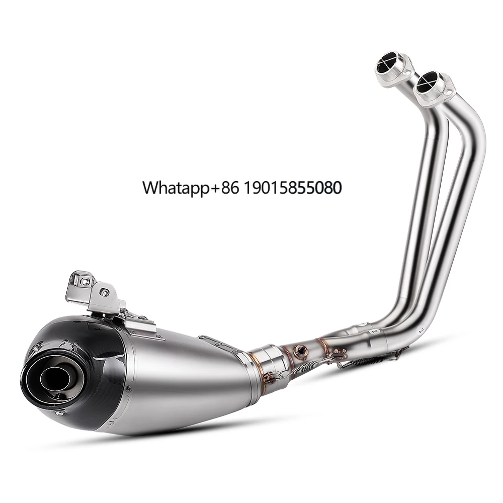 

For Kawasaki VERSYS 650 2017 to 2023 Motorcycle Full System Exhaust Pipe