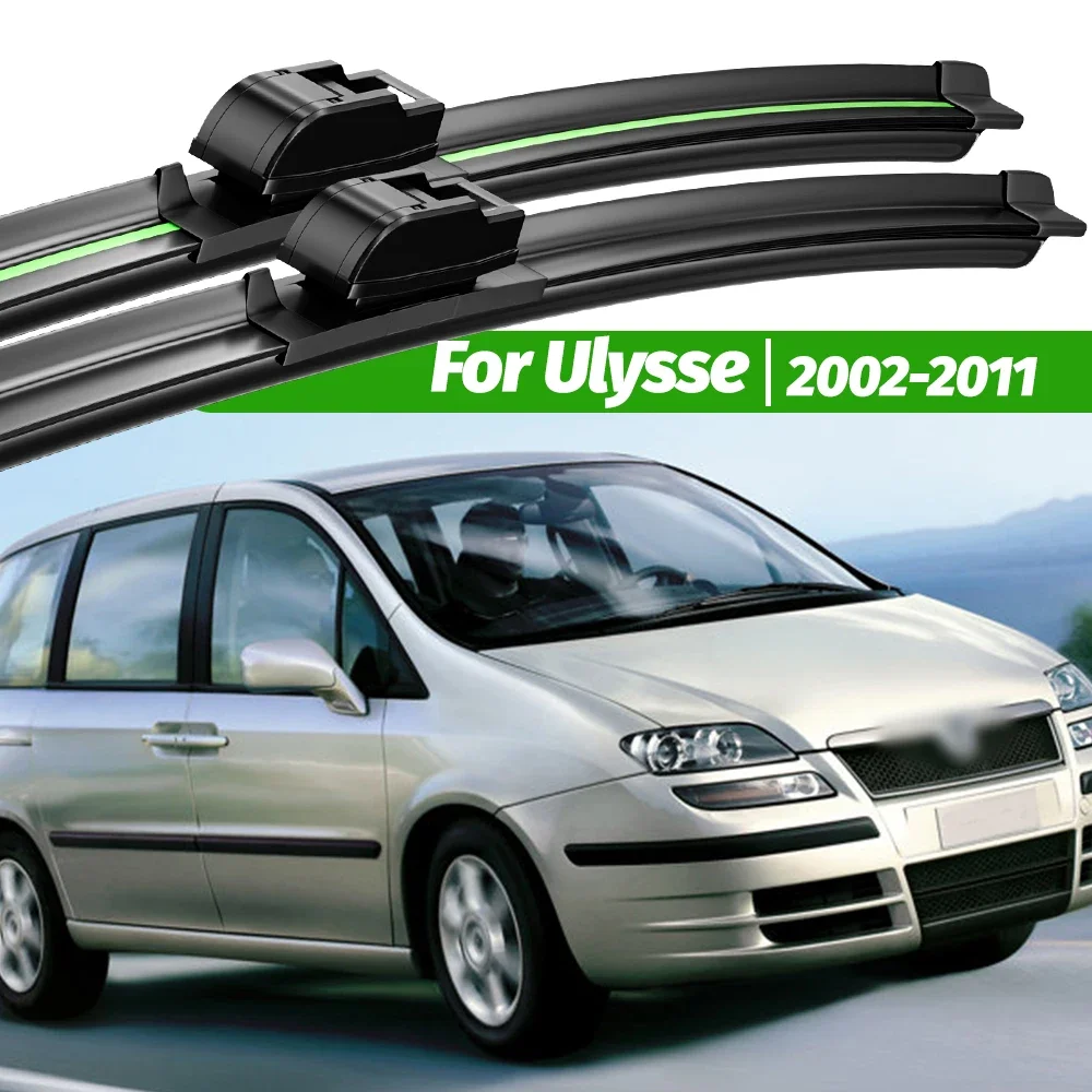 

For Fiat Ulysse 2002-2011 2pcs Front Windshield Wiper Blades 2003 2004 2005 2007 2008 2009 2010 Windscreen Window Accessories