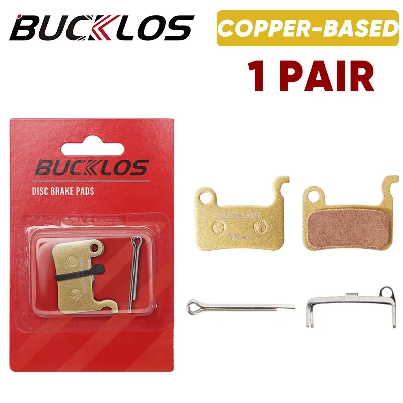 BUCKLOS Fiets Remblokken voor SHIMANO A01S M535 M07 MTB Road Fietsen Remschijf Pad Hars Keramische Duurzaam Fiets Schijfremblokken