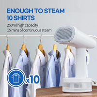 Powerful Handheld Fabric Steamer 1600W Home 2 In 1 Electric Mite Removal Clothes Steamer Garment Steam Generator For Travel