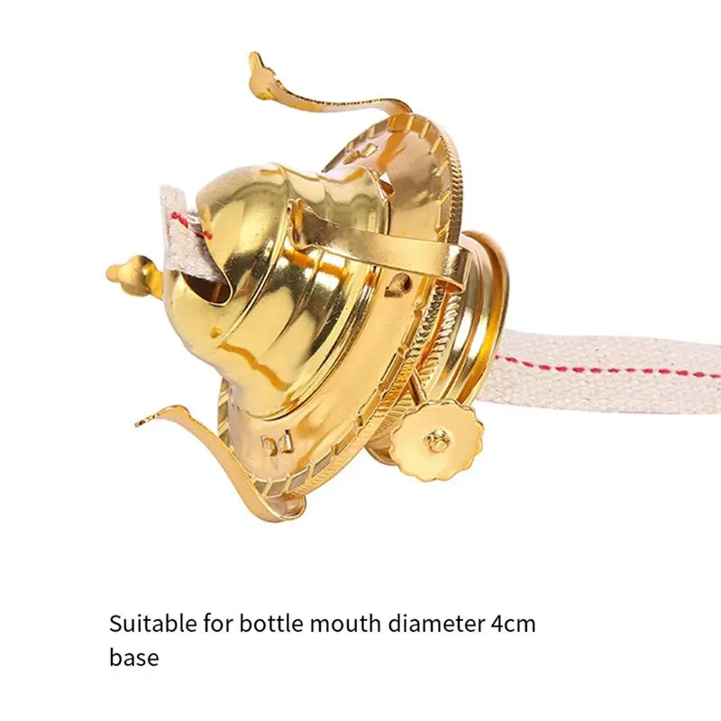A01F-2Pcs Oil Lamp Burner For Lamps Oil Lamp Replacement Oil Lamps Parts With Reduction Collar And Cotton Lamp Wick