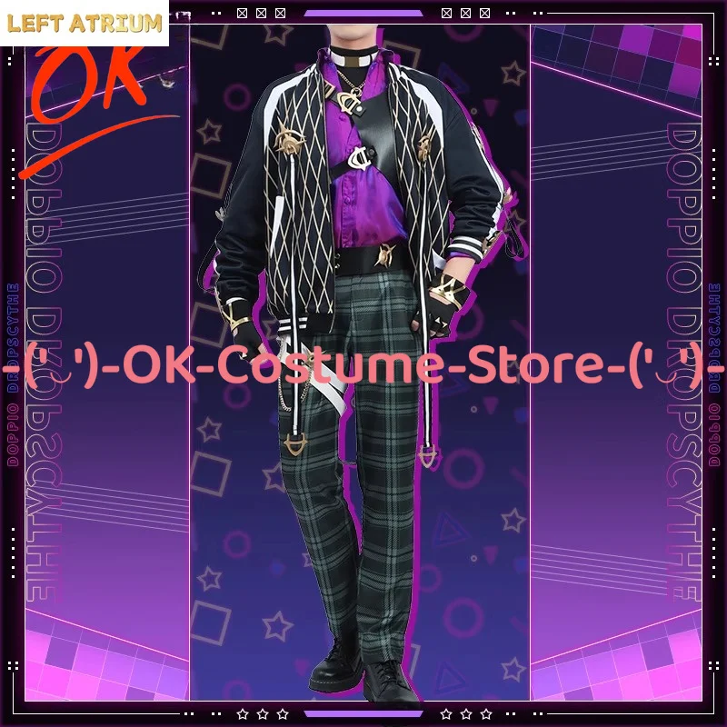 

[Customized Size] NIJISANJI EN XSOLEIL Doppio Dropscythe Cosplay Costume Anime Game Character Outfit Carnival Party Uniform Suit