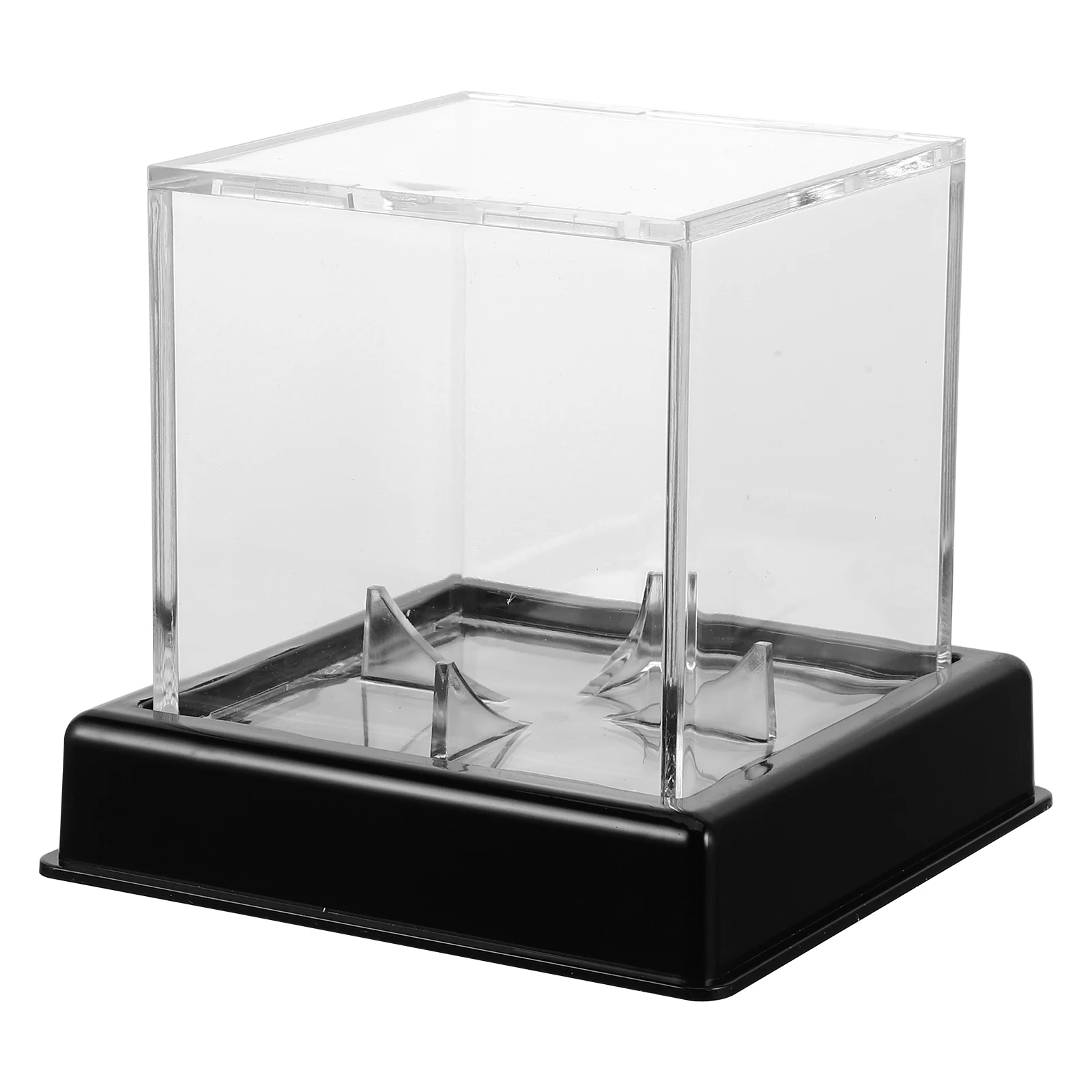 

Transparent Storage Box Baseball Case Display Cases for Balls Durable Acrylic Holder Small Size Easy Clean Decorative Box