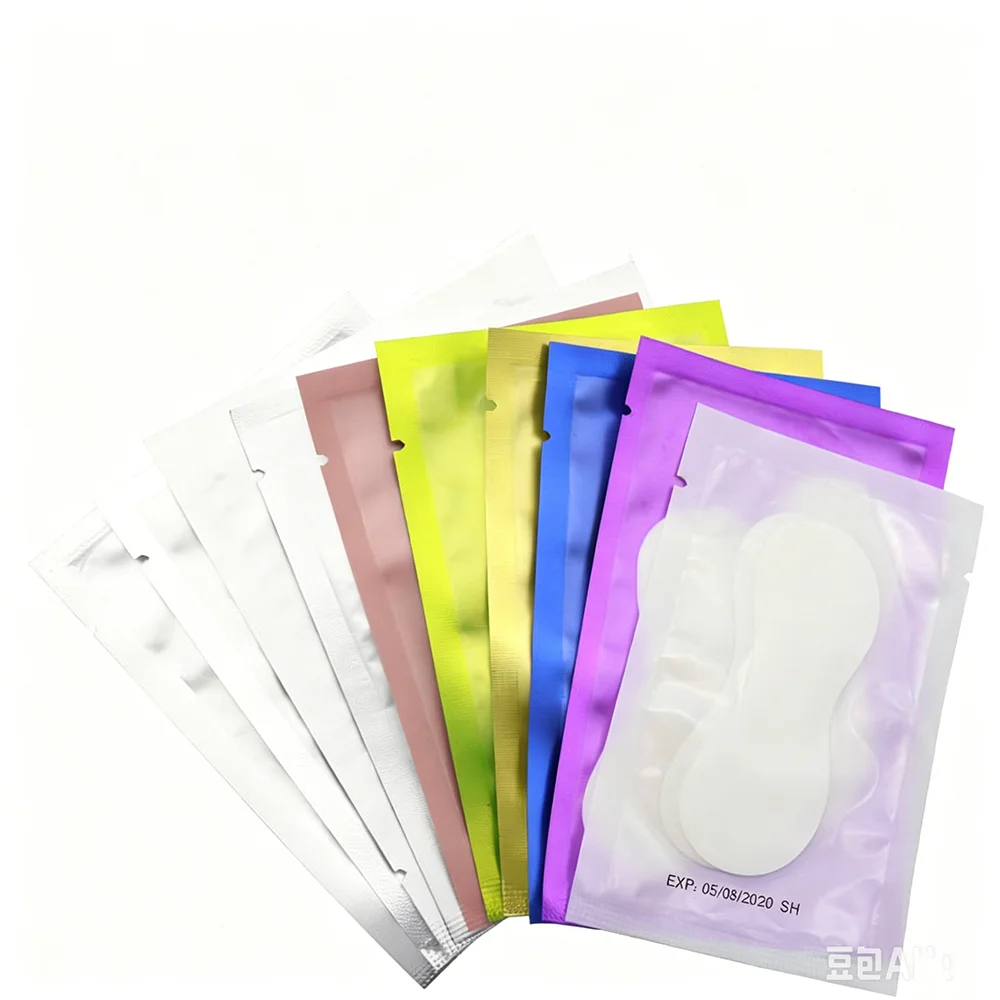 Eye Pad Collagen - 300枚 ひょうたん型まつげエクステアイパッド – コラーゲンハイドロゲル