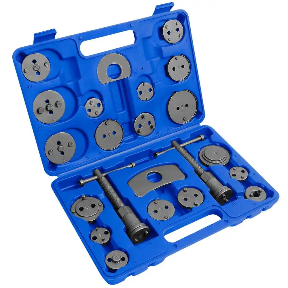 22 Units Brake Piston Repositioning Tool Kit Blue Universal Repair Set Ideal for Changing Pads Discs Shoes Replacement