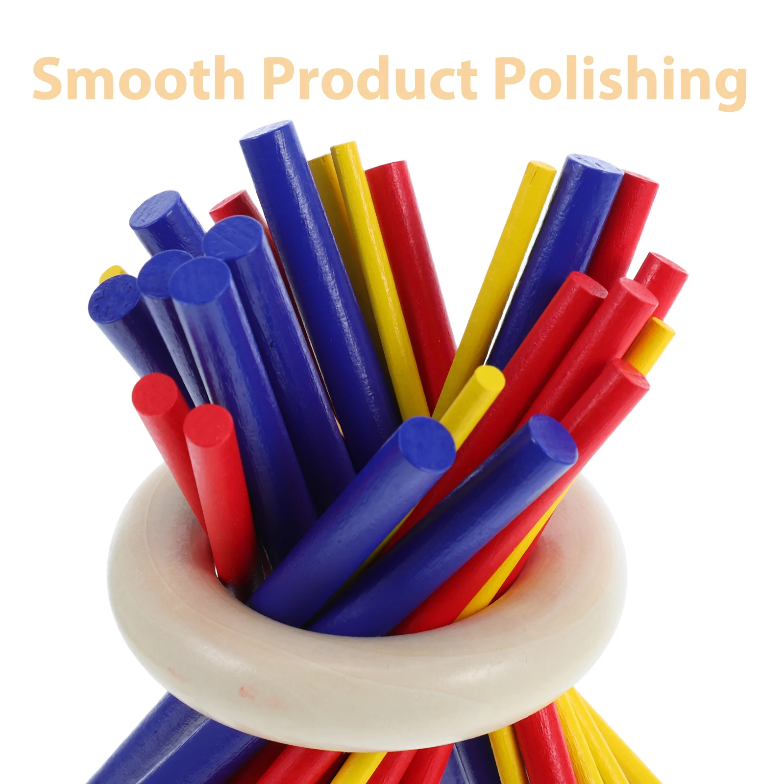 1Set Balance Sticks Game Colorful Wooden Stacking Family Fun for Kids Adults Coordination Concentration Training Pickup