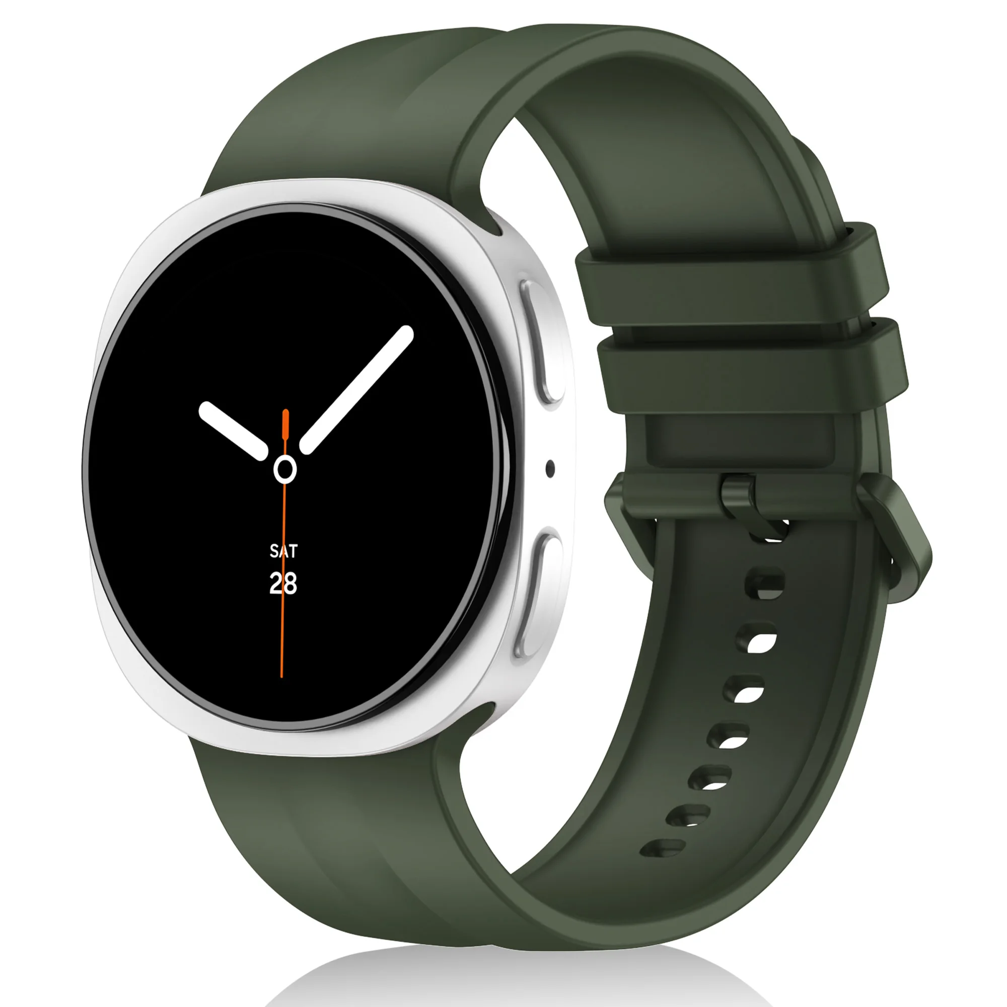 Original Silikonarmband für Samsung Galaxy Watch 9 8 44mm 40mm Sportarmband Galaxy Watch 8 Classic 46mm Armband Zubehör – Detail 8