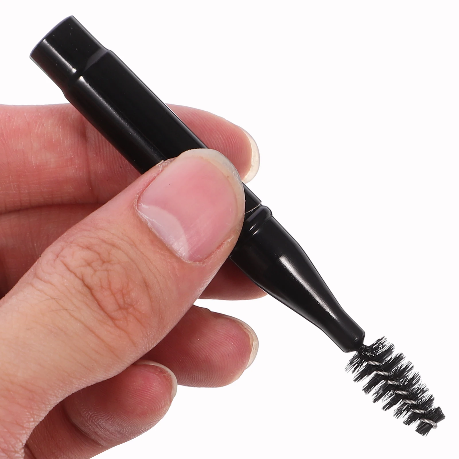 3Pcs Augenbraue Pinsel Mascara Zauberstab Wimpern Kamm Mini Kurzen Griff Tragbare Multi Funktion Wimpern Applikator Wimpern Pinsel Zauberstäbe