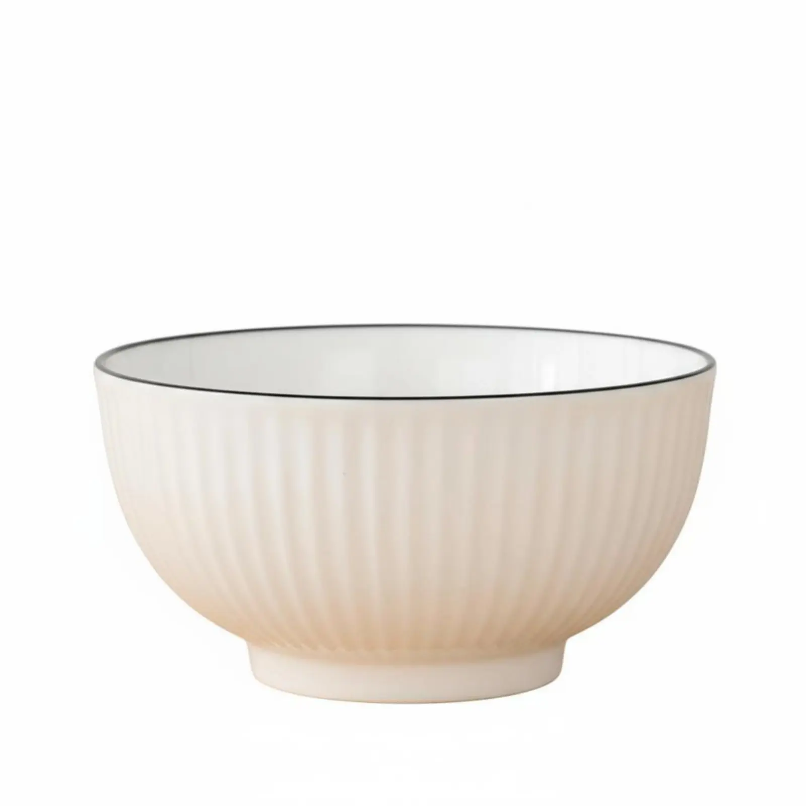 Ceramic Bowl, Underglaze Color, Nordic Minimalist Tableware, Microwave Safe, Ideal for Gifts