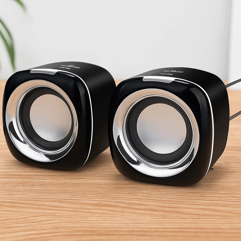 

Subwoofer AUX Audio Speaker Wired High Volume 3.5mm Wired Small Speaker Mini Hifi Stereo Mini Speaker Phone/Pad/PC/Computer