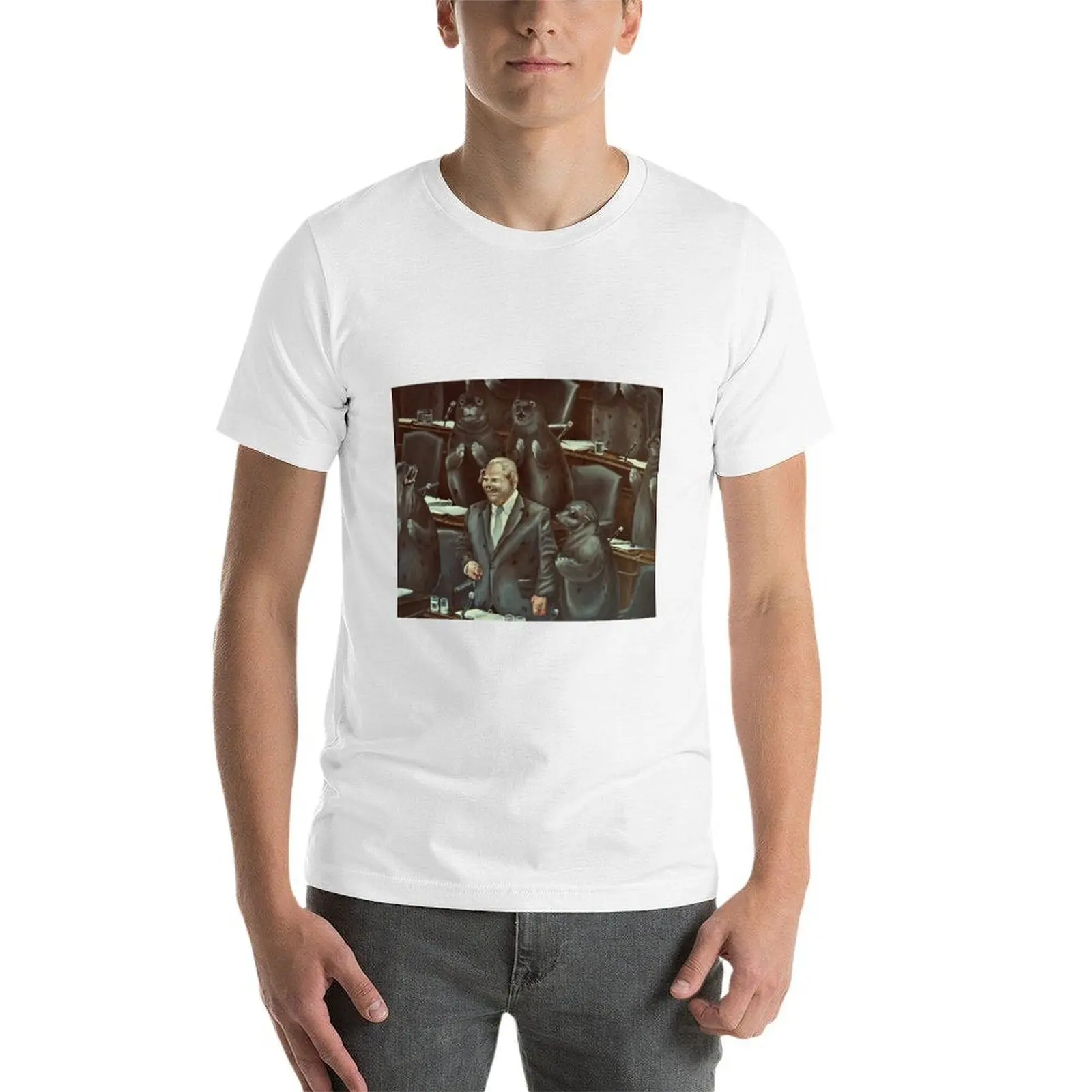 جرافيك للقمصان الرجالية للرجال المضحك تي شيرت رجالي تي شيرت تي أورولين The t تجميع القطن المشعي #3