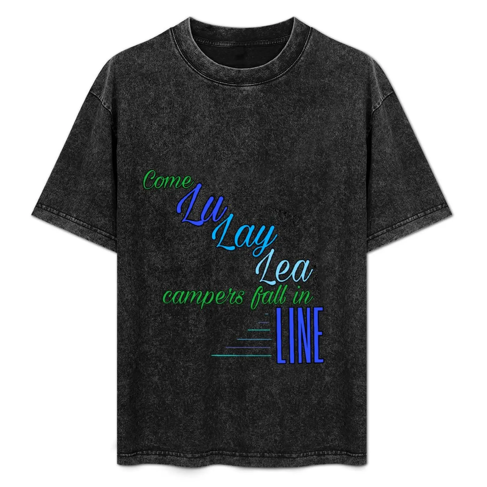 

come lu lay lea campers T-Shirt Gym Wear Breathable Short Sleeve Tee