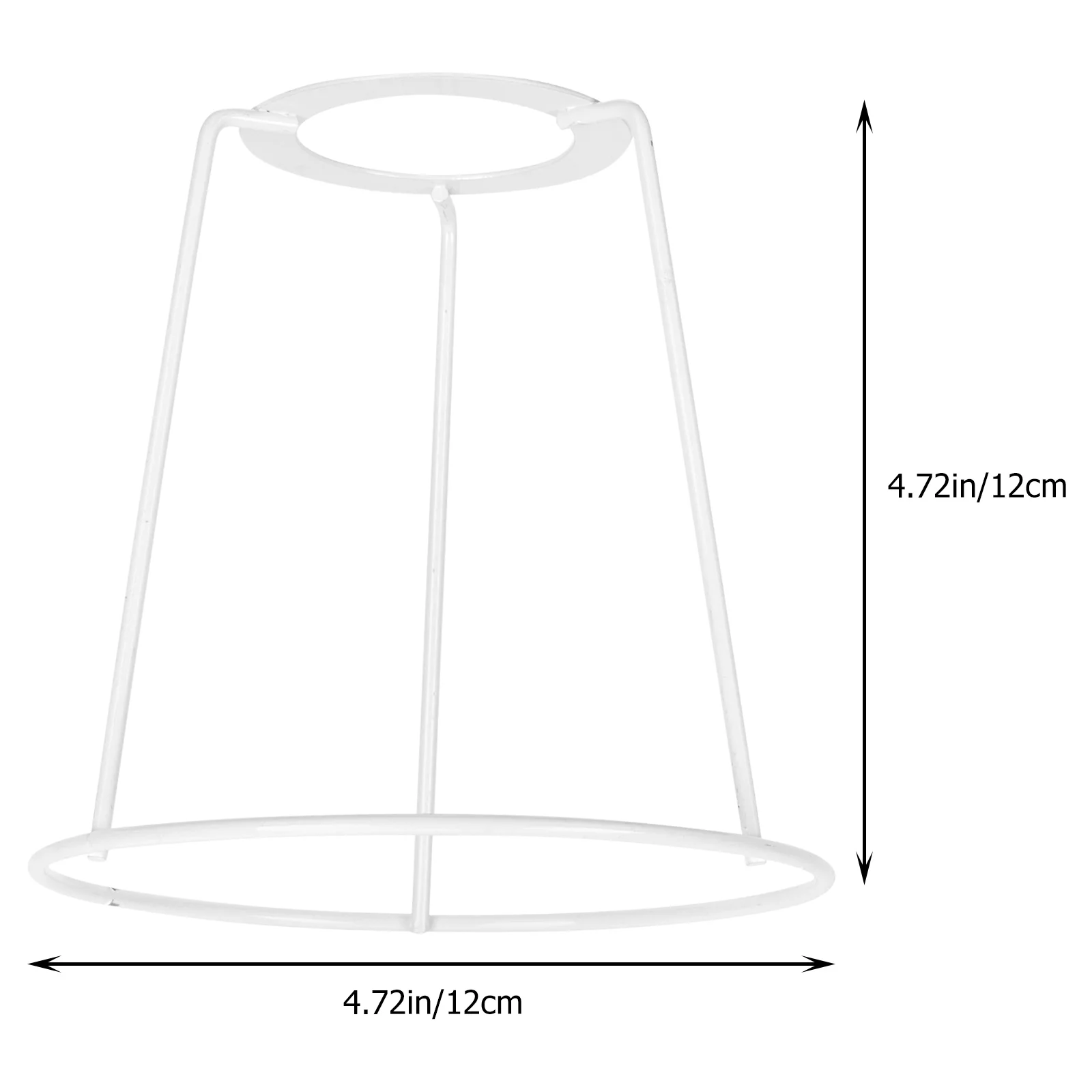 Lantaarns Lichtkooi Guard Draad Lamp Ring Metalen Houder Drum Smeedijzeren Lampenkap Frames voor Muur DIY