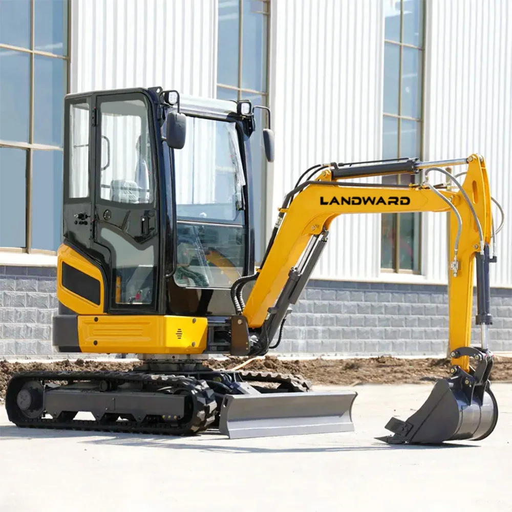 Cina PANDWARD Mini escavatori cingolati Micro Digger Nuovo piccolo escavatore da 2,5 tonnellate Mini macchine per terreni da 1,8 tonnellate personalizzate