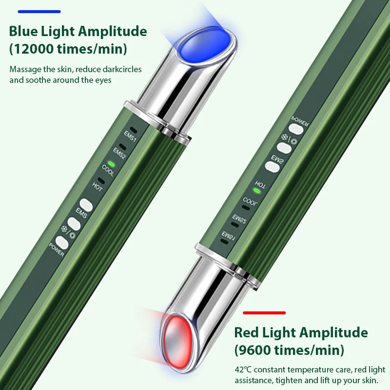 5 In 1 Electric Eye Massage ปากกาขนาดเล็กและแบบพกพา Beauty Facial สําหรับ Relax Eye Dark Circles Eye กระเป๋า Puffiness Skin Care เครื่องมือ