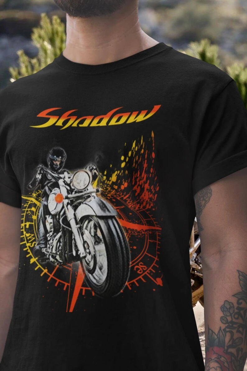 2026 Shadow Aero 750 T-shirt VT750C Classic V-twin Cruiser Biker Gift Rider Apparel Cotton T-shirt Unisex