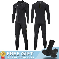 Traje de neopreno de 3MM para hombre, traje de buceo, equipo de pesca submarina, equipo de traje de baño