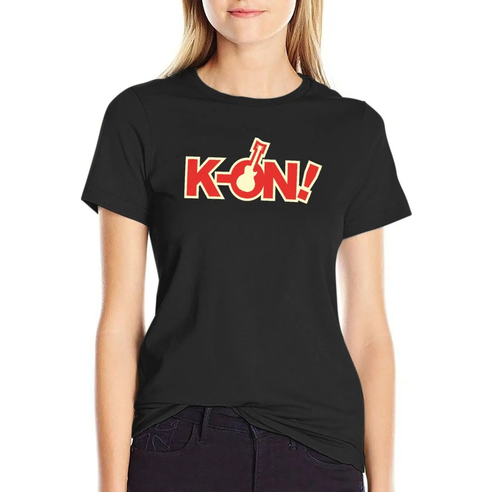 

Anime K-On! Logo T-Shirt new edition customs design your own korean fashion tops Women