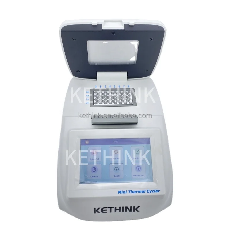 

32 Well PCR Thermal Cycler KETHINK PCR Amplifier ThermoCycler for 32x0.2ml Tubes for DNA Amplification Gene Amplisensor