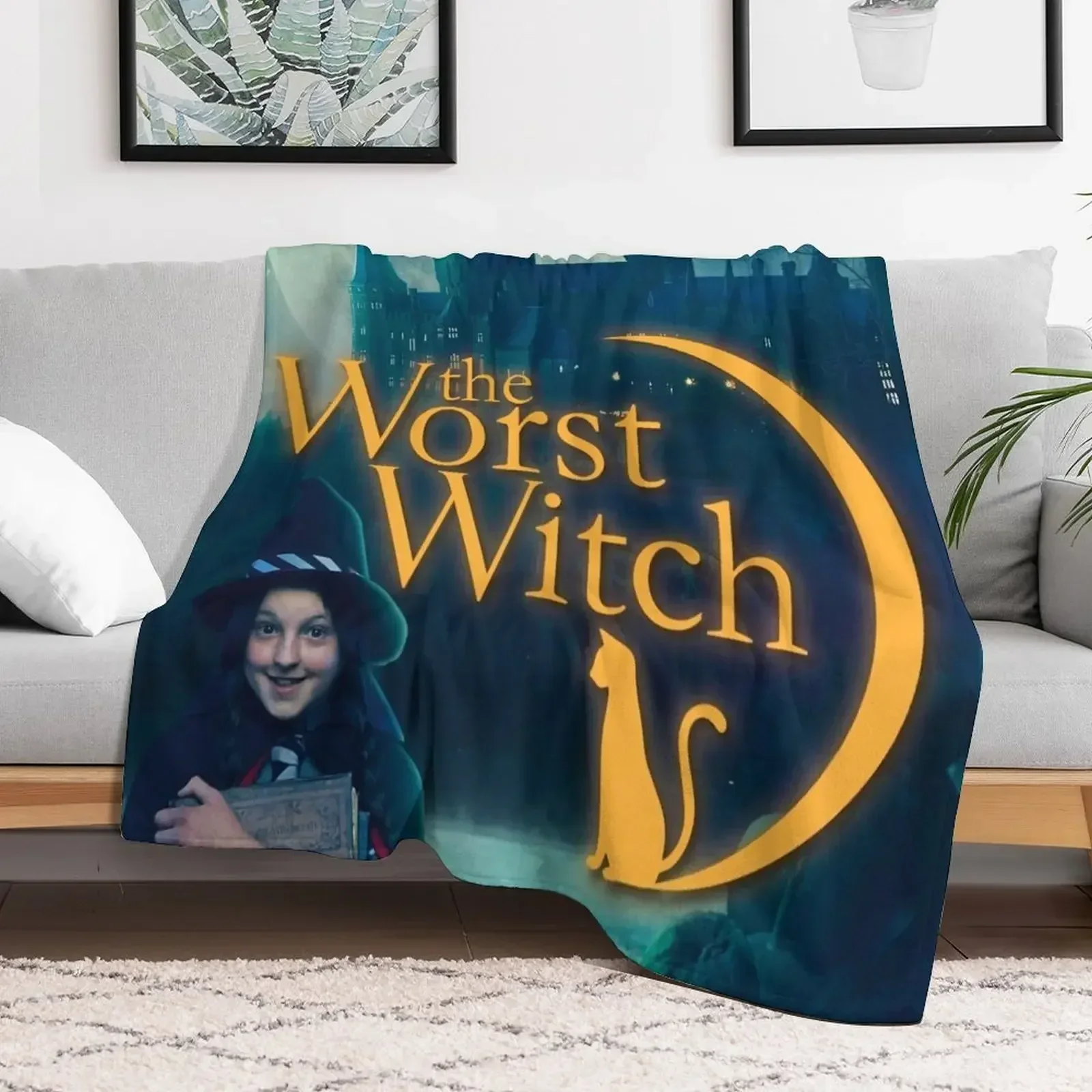 The Worst Witch Throw Blanket Softest valentine gift ideas Furrys Blankets For Sofas Blankets