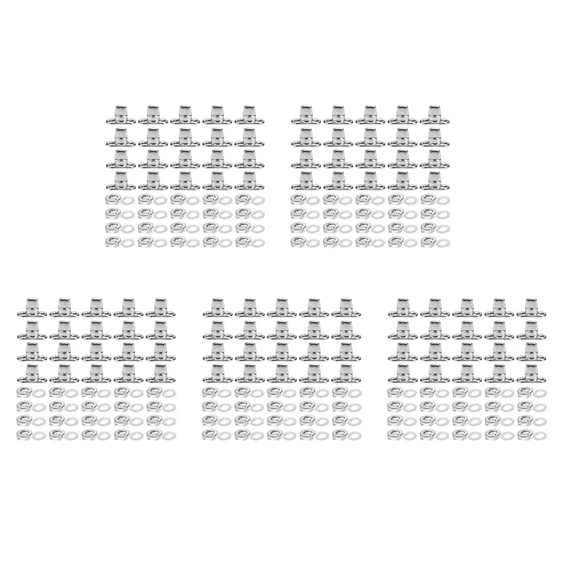 

Hot Sale-100 Sets Marine Grade Twist Lock Fasteners Turn Button Eyelet And Stud, For Canvas Fastener Turn Buttons