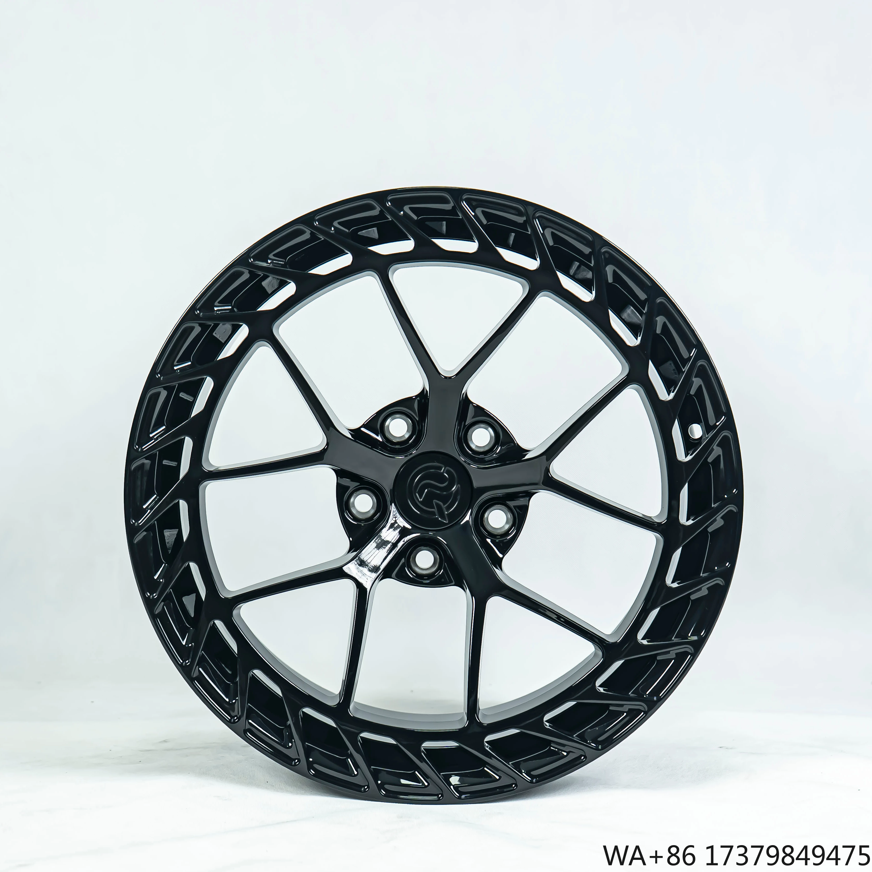 

Индивидуальный моноблочный дизайн, многоспицевые глянцевые черные колеса для пассажирских автомобилей, кованые колеса для Corvette C8