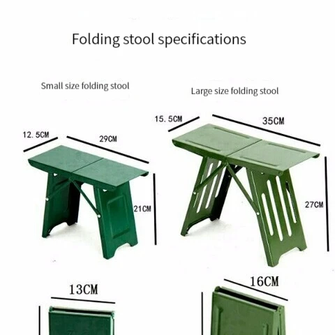 Outdoor Folding Stool Convenient Mini Steel Fishing Stools Lightweight Train Portable Mazar Seat Tourism Foldable Camp Chair