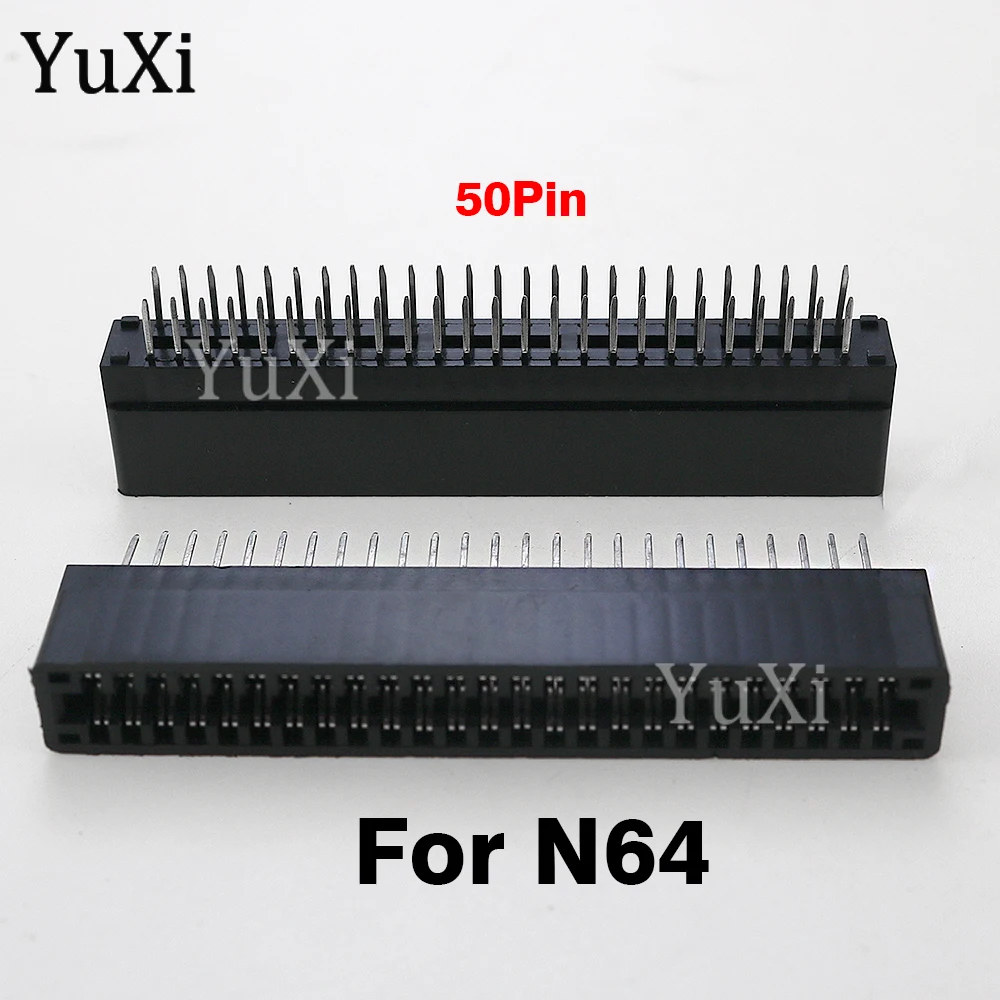 1Pc Game Card Slot For SFC SNES SNES FC Console Connector 64Pin 60Pin 62Pin 50Pin Game Cartridge Slot 2.5mm Interval For N64