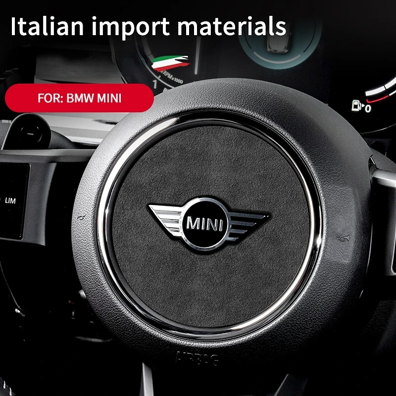 Italy Super Suede Car Steering Wheel Cover For Mini Cooper F54 F55 F56 F57 Countryman F60 Clubman R55 R56 R57 R58 R59 R60 R61