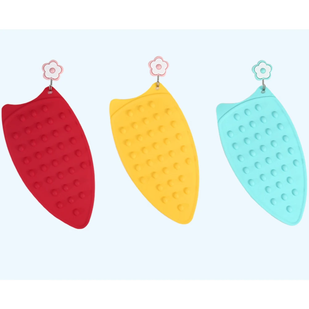 

2pcs Thicken Silicone Iron Hot Protection Rest Pad Mat Waterproof Surface Iron Stand Mat Antiskid Ironing Pad Insulation Boards