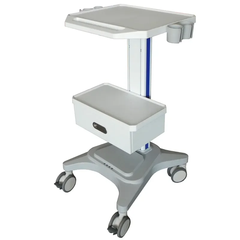 Medical Supply Cart Portable Ultrasound Hospital Laptop Trolley