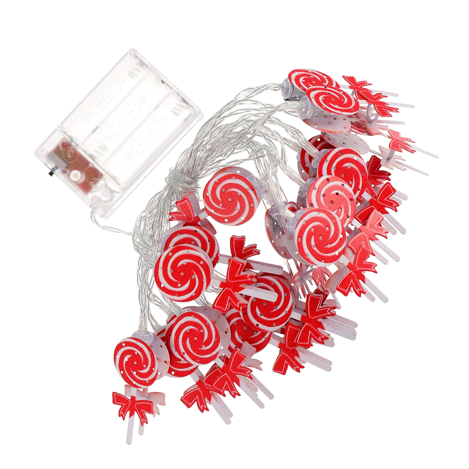 

Декоративная рождественская рождественская лампа в форме конфет, гирлянда для использования в помещении и на открытом воздухе, гирляндная лампа для садовой вечеринки, праздничное освещение