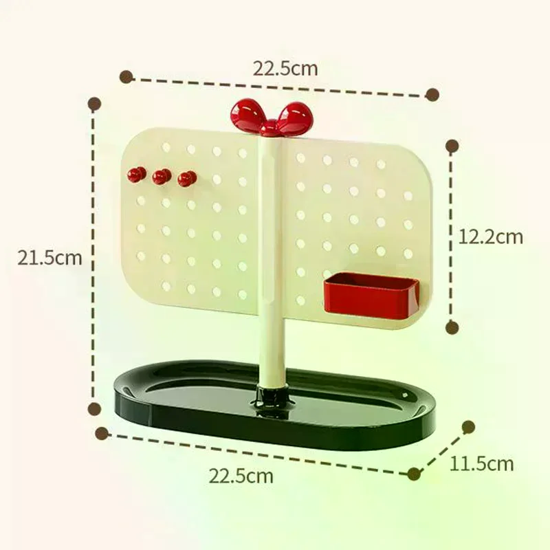 Schmuck Display Stand Mit Tablett Lagerung Racks Ohrringe Halsketten Ringe Schmuck Boxen Fall Desktop-Organizer Halter Make-Up Dekor