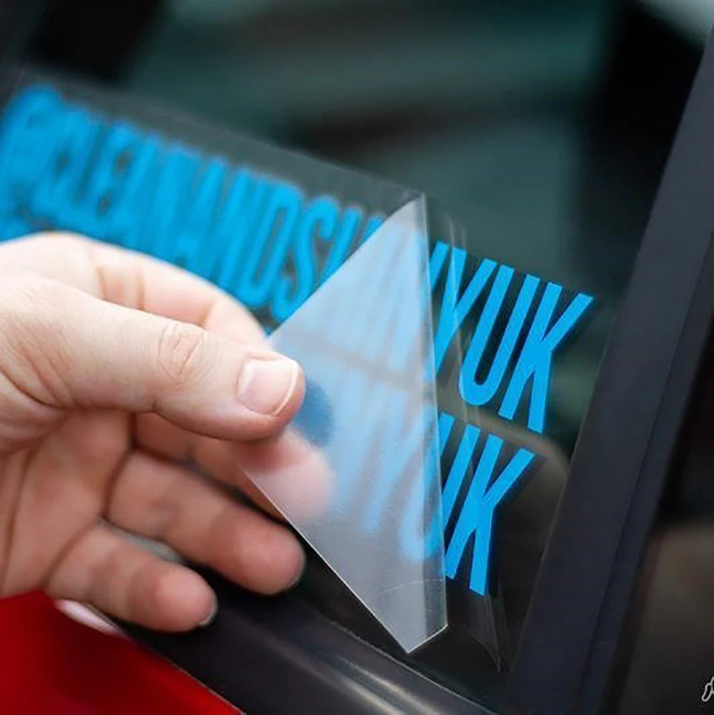 Individuelle Autoaufkleber mit Logo, lustigem Text, wasserfest, BABY ON BOARD, wetter- und UV-beständig, Fensteraufkleber, Motorrad-Transferaufkleber – Detail 5