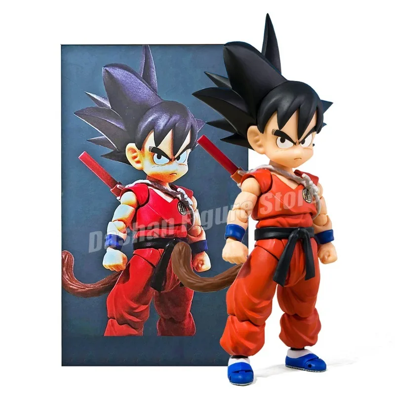 SHF Son Goku Innocent Challenger Actionfigur Dragon Ball Anime Bewegliche Sammlerpuppe Goku Figur PVC Modell Spielzeug Geschenke