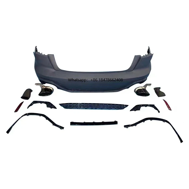 

Car 2020-2024 A6 S6 Rear Bumper Kit RS6 Style Rear Bumper Body Kits for A6 S6 C8 2019 2020 2021 2022 2023 2024